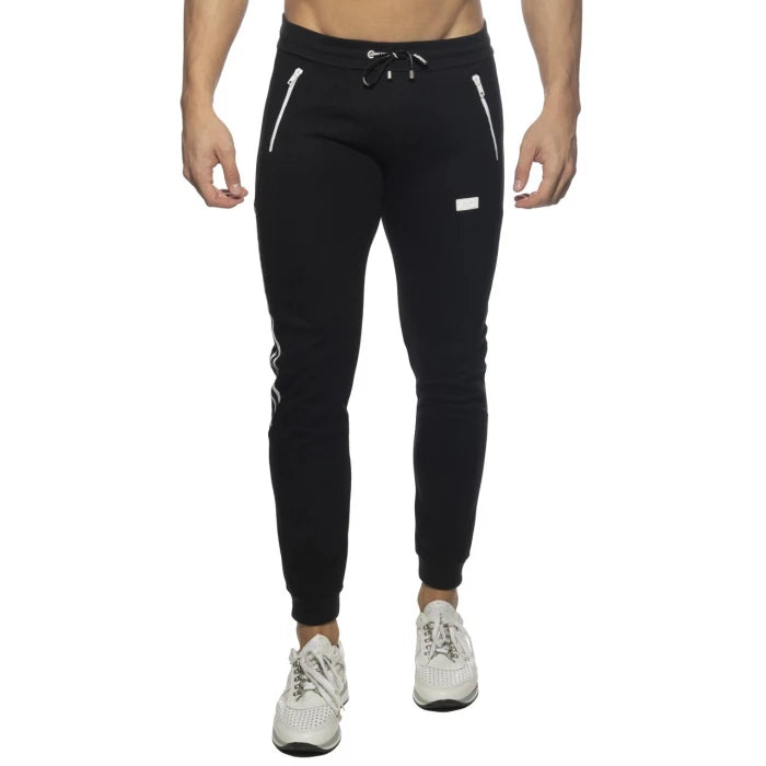 ADDICTED DOUBLE ZIP JOGGING PANTS - BLACK – ADDICTED SA